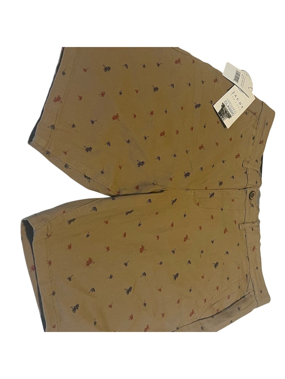 Men’s Jachs Tan Flat Bleecker Front Shorts New Waist 31
